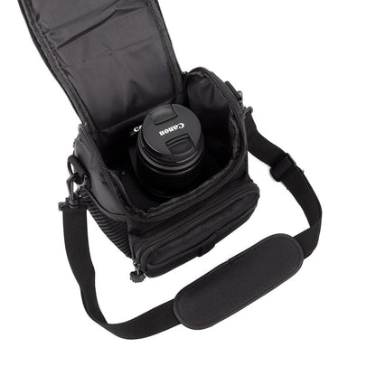 Soft Padded Camera Bag/Case Medium Size for Nikon, Canon, Sony, Pentax, Olympus Panasonic, Samsung and Many More