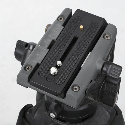 Tripod Quick Release Plate, P200 Quick Release Plate Camera for Tripod, Universal Aluminum Alloy Camera Mounting Base Plates with 1/4" & 3/8" Screws Compatible Connect Adapter for Most Heads