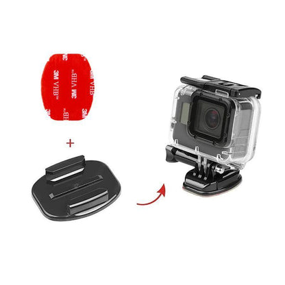 5PCS Flat GoPro 3M Adhesive Mount Set for Hero Series Helmet Car Board Camera
